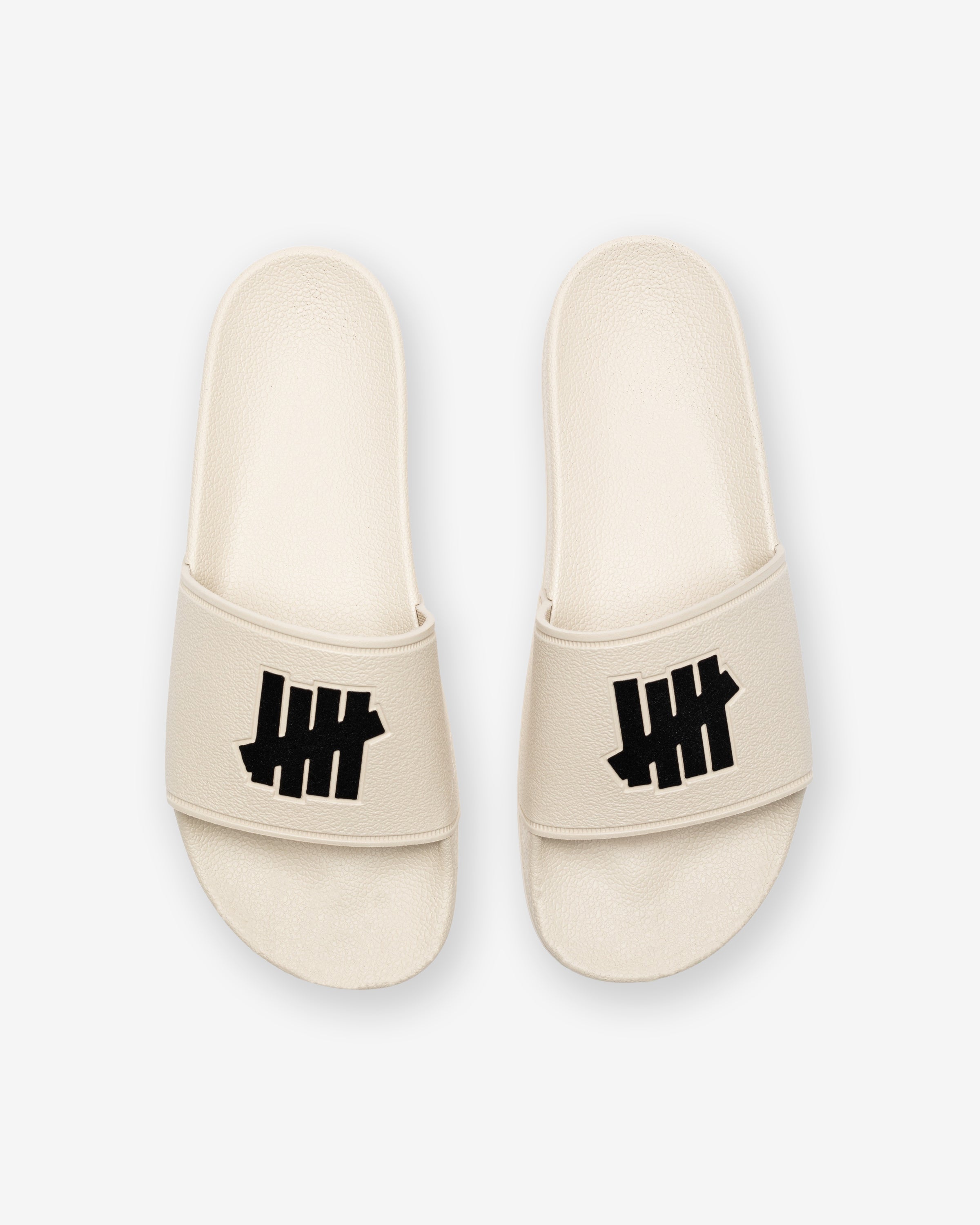 UNDEFEATED ICON CLASSIC SLIDE - BONE/BLACK