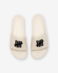 UNDEFEATED ICON CLASSIC SLIDE - BONE/BLACK