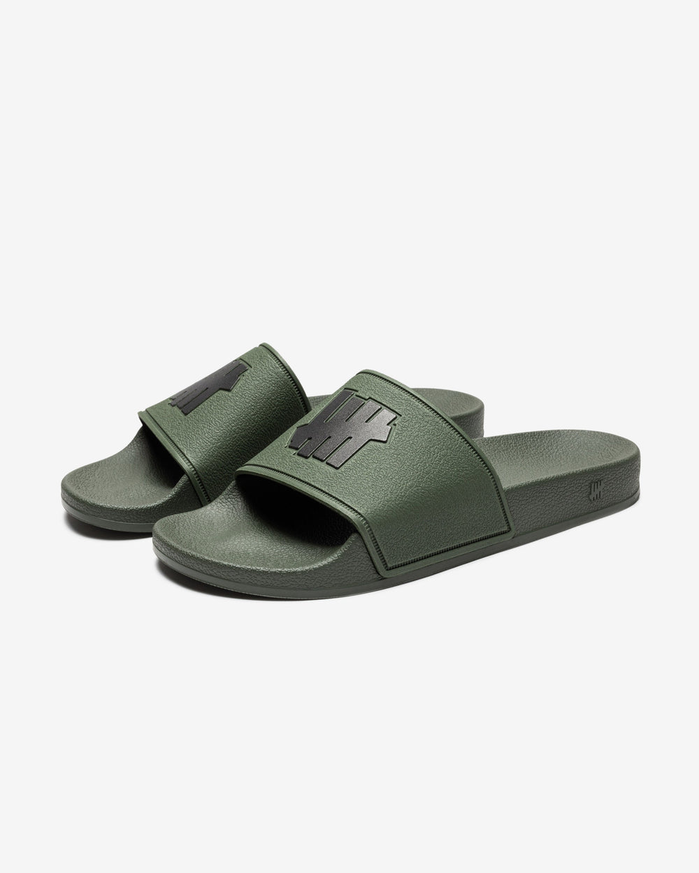 UNDEFEATED ICON CLASSIC SLIDE - OLIVE/BLACK