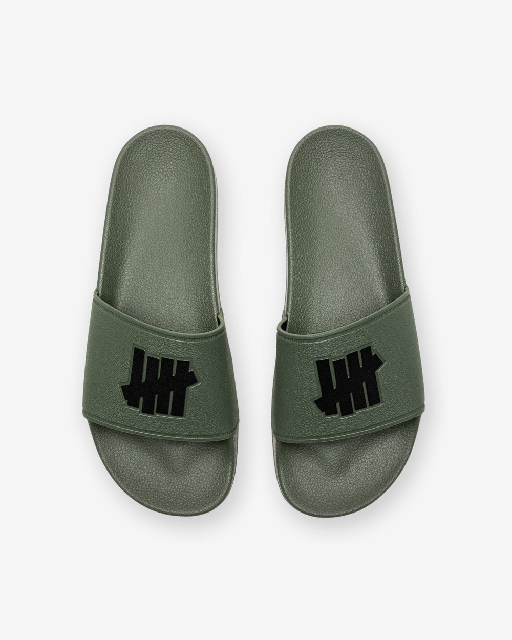 UNDEFEATED ICON CLASSIC SLIDE - OLIVE/BLACK