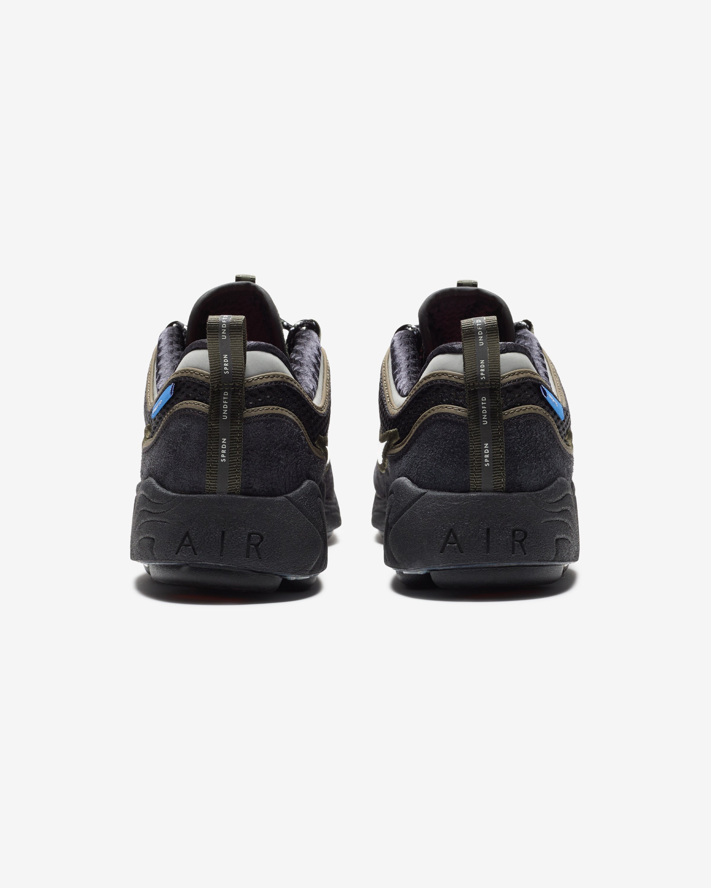 UNDEFEATED X NIKE AIR ZOOM SPIRIDON - CARGOKHAKI/ BLACK -