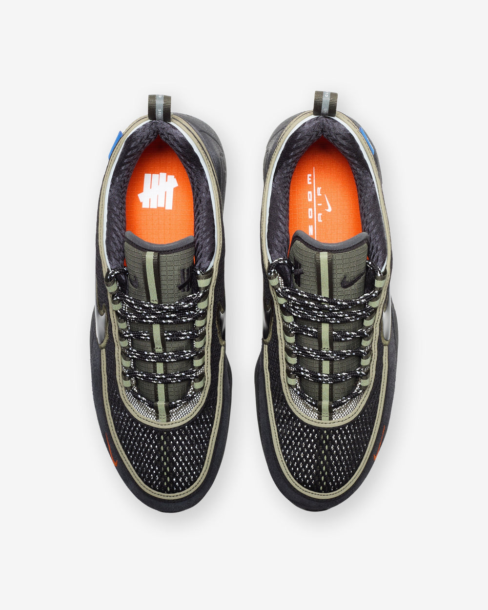UNDEFEATED X NIKE AIR ZOOM SPIRIDON - CARGOKHAKI/ BLACK -