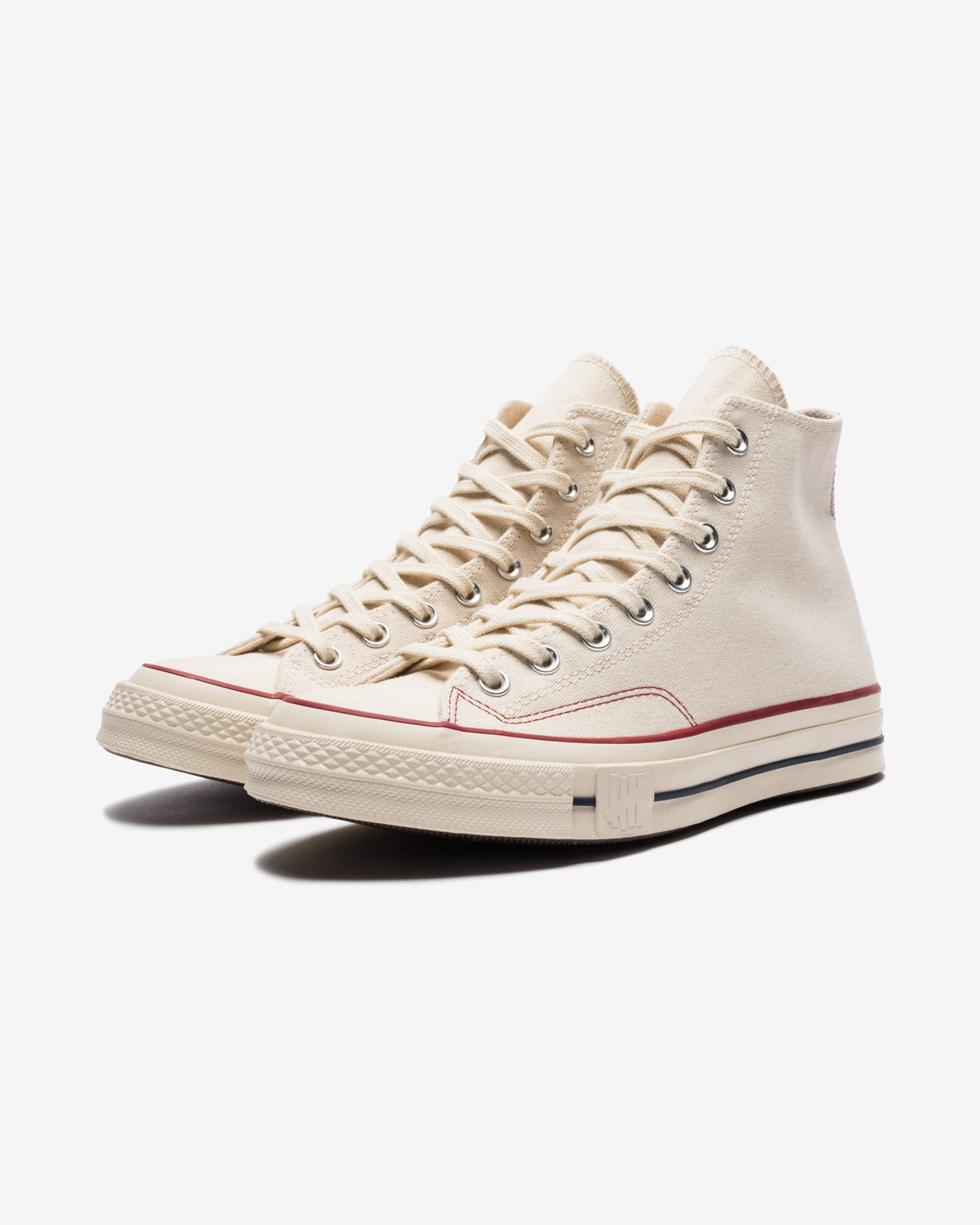 CONVERSE X UNDEFEATED CHUCK 70 HI - NATURAL/ FIERYRED -