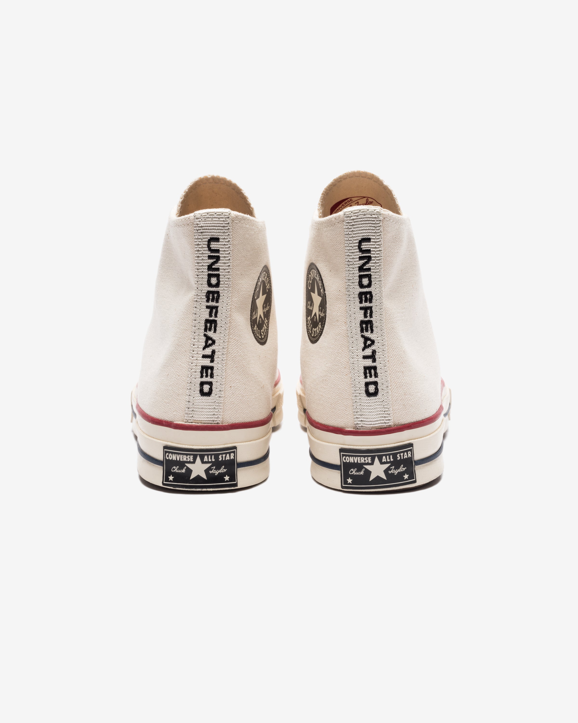 CONVERSE X UNDEFEATED CHUCK 70 HI - NATURAL/ FIERYRED -