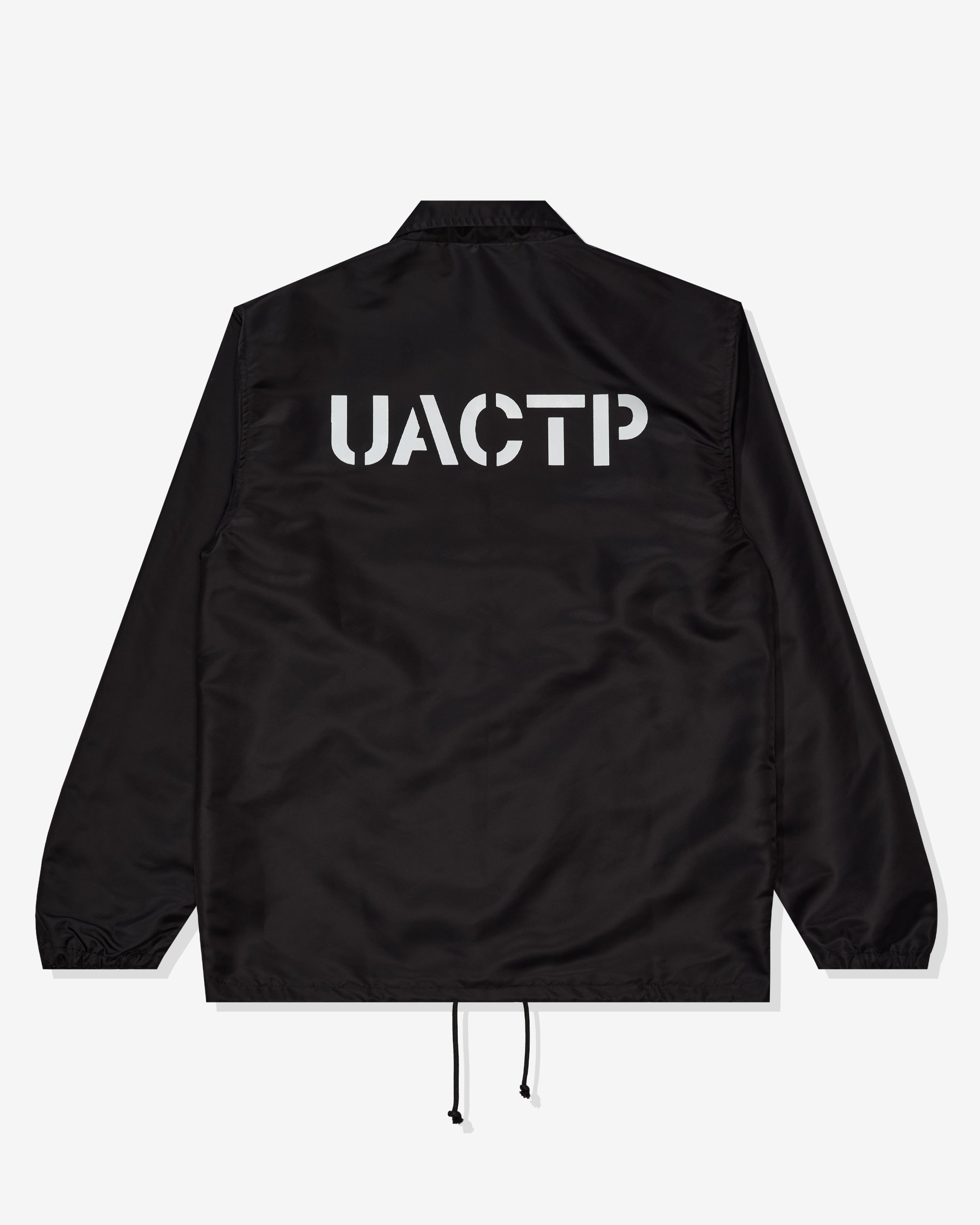 UACTP STENCIL COACHES JACKET - BLACK