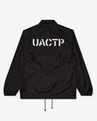 UACTP STENCIL COACHES JACKET - BLACK